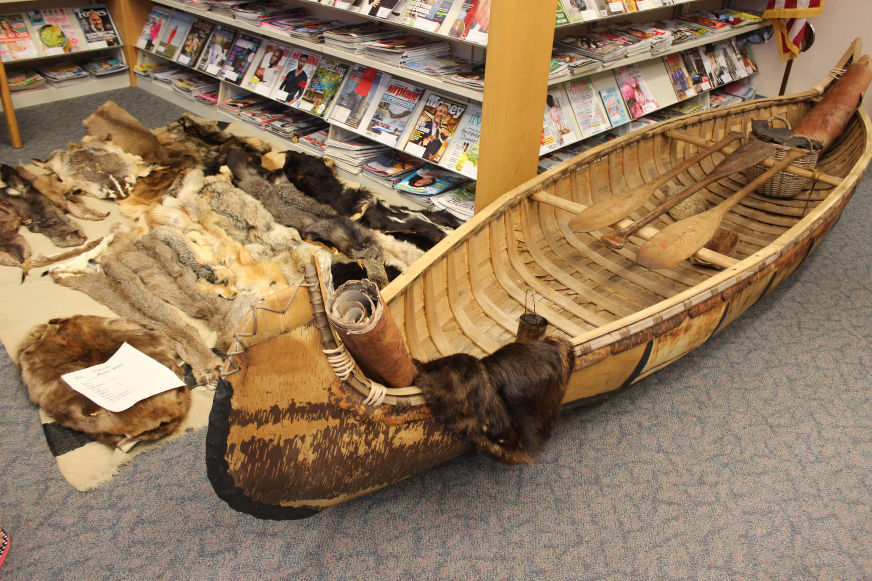Voyageurs' canoe